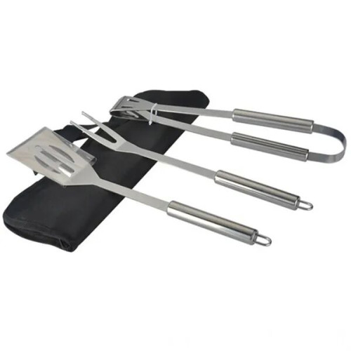 Stainless Steel 3PCS BBQ Set