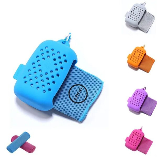 Cooling Sports Towel with Portable Case