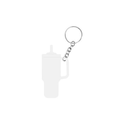 Tumbler Shaped Silicone Key Ring