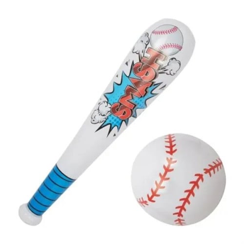 Light Up Bat and Baseball Inflatable Set(imprintable)