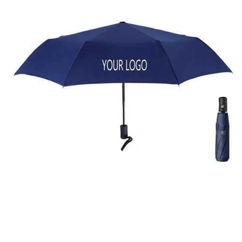 10 Bone Auto Open Folding Umbrella