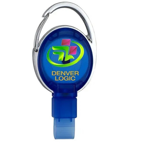 Oberlin Carabiner Style Retractable Badge Reel