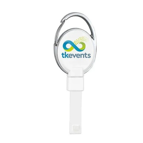 Oberlin Carabiner Style Retractable Badge Reel