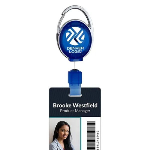 Oberlin Carabiner Style Retractable Badge Reel