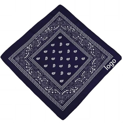 22" Full Color 100% Cotton Paisley Bandana 