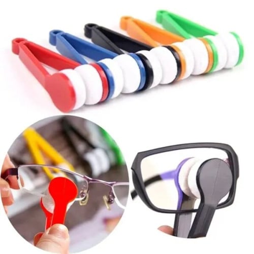 Eye Glasses Lens Cleaner Soft Brush Cleaning Tool 