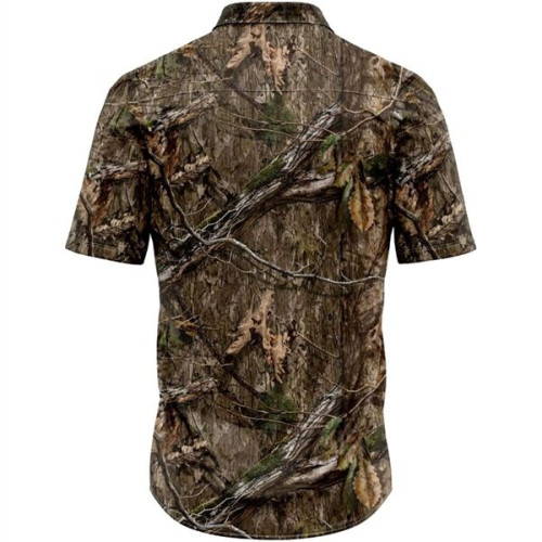 Mossy Oak® Men's 100% Recycled Polyester Button Shirt
