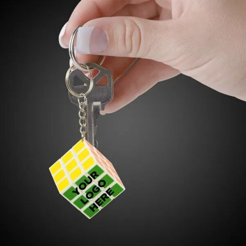 Puzzle Cube Keychain