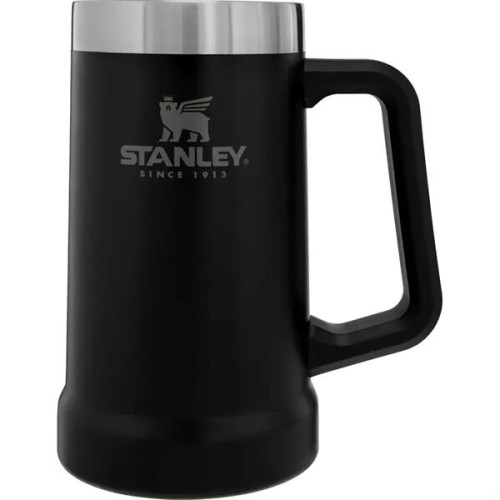 24 oz Stanley® Stainless Insulated Big Grip Beer Stein Mug