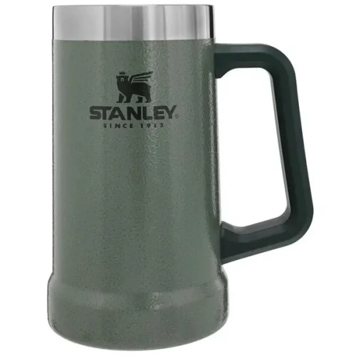 24 oz Stanley® Stainless Insulated Big Grip Beer Stein Mug