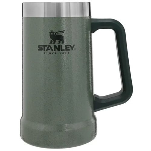 24 oz Stanley® Stainless Insulated Big Grip Beer Stein Mug