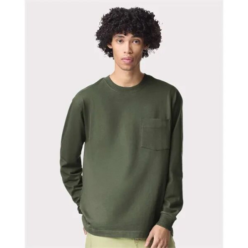 American Apparel Unisex Super Heavyweight Long Sleeve Poc...