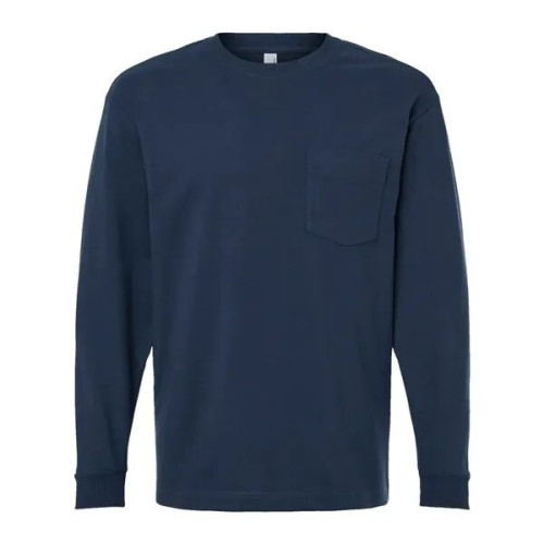 American Apparel Unisex Super Heavyweight Long Sleeve Poc...