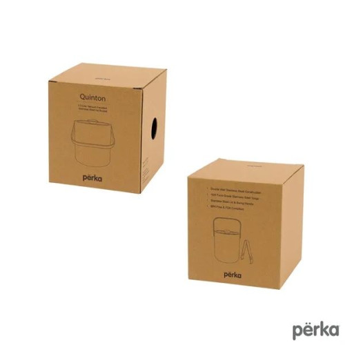 Perka® Quinton 1.3L Double Wall, Stainless Steel Ice Bucket