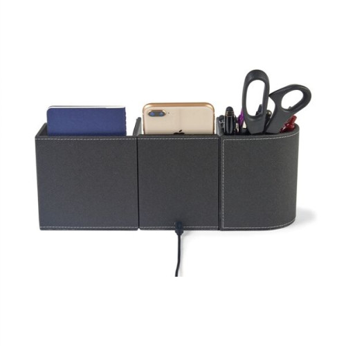 Truman Wireless Charging Desk Organizer