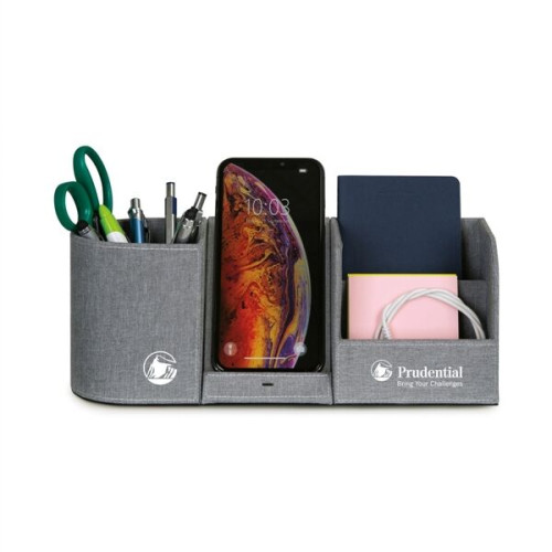 Truman Wireless Charging Desk Organizer