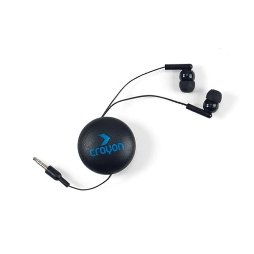 Retractable Wired Earbuds with Magnet