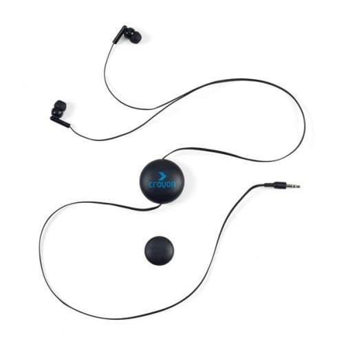 Retractable Wired Earbuds with Magnet