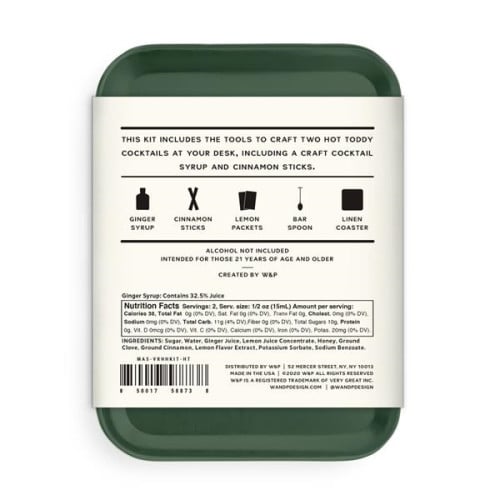 W&P Hot Toddy Craft Cocktail Kit