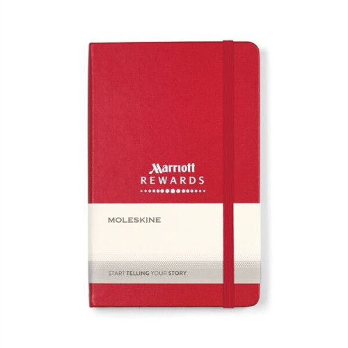 Moleskine® Hard Cover Ruled Medium Notebook