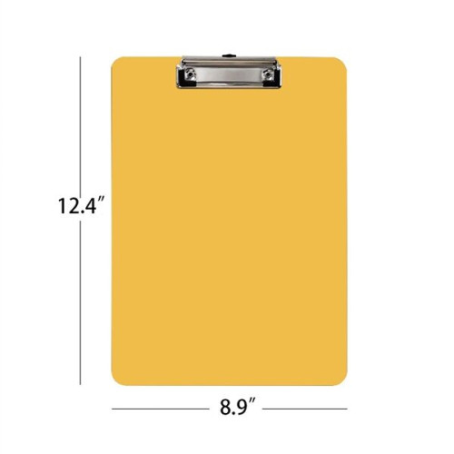 A4 Size Plastic Writing Board Clipboard MOQ 100PCS
