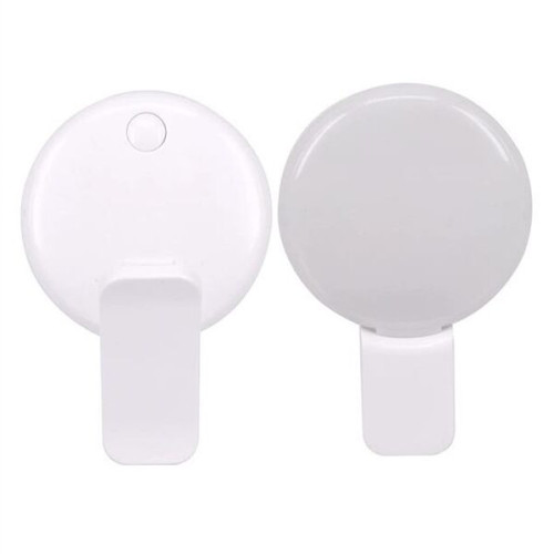 Phone Selfie Round LED Fill Light Recharging w/ Clip
