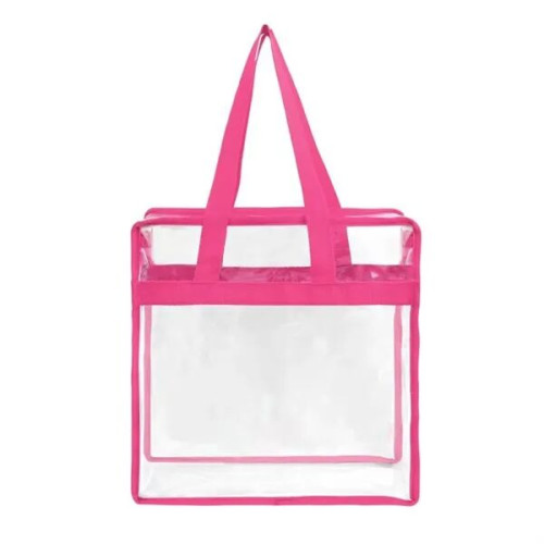 Clear Tote Bag With Zipper