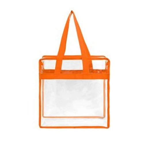 Clear Tote Bag With Zipper