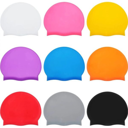 Unisex Silicone Swim Cap MOQ 50 PCS