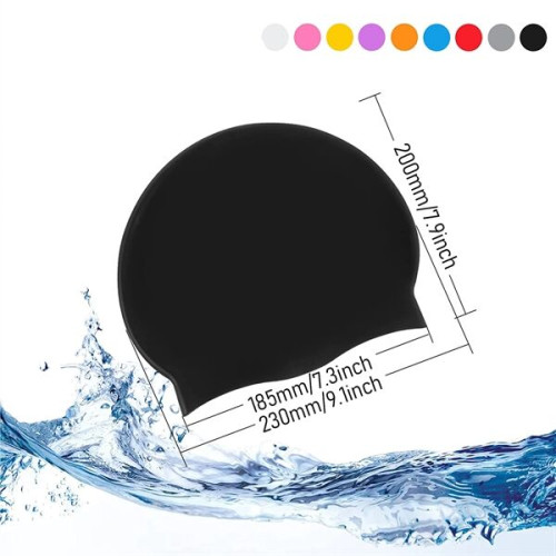 Unisex Silicone Swim Cap MOQ 50 PCS