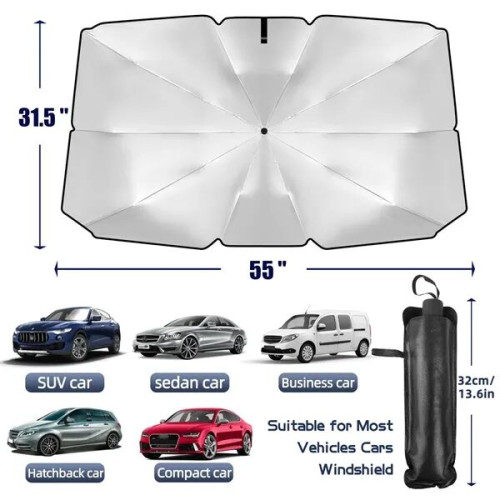 Foldable Automotive Windshield Sunshades Car Umbrella
