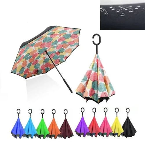 Double Layer C Handle Reverse Umbrella