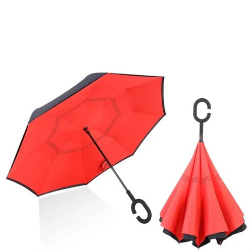 Double Layer C Handle Reverse Umbrella