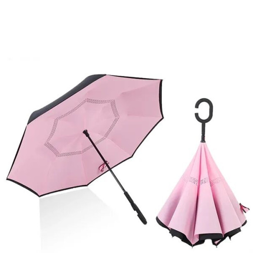 Double Layer C Handle Reverse Umbrella