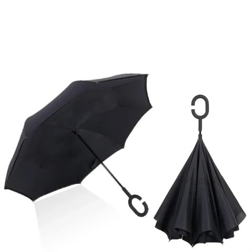 Double Layer C Handle Reverse Umbrella