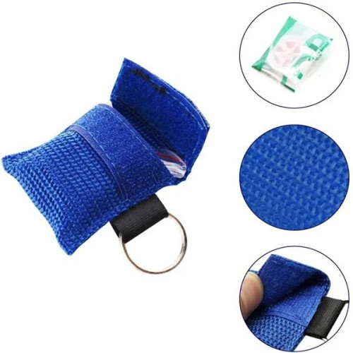 Cpr First Aid Face Mask Shield W/ Key Chain