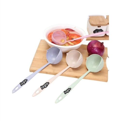 2 in 1 Household Kitchen Spoon Wheat Straw 