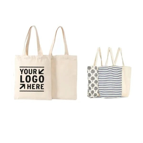 Natural Cotton Fiber Tote Bags