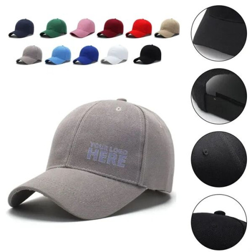 Brushed Washed Twill Low Profile Cotton Baseball Cap