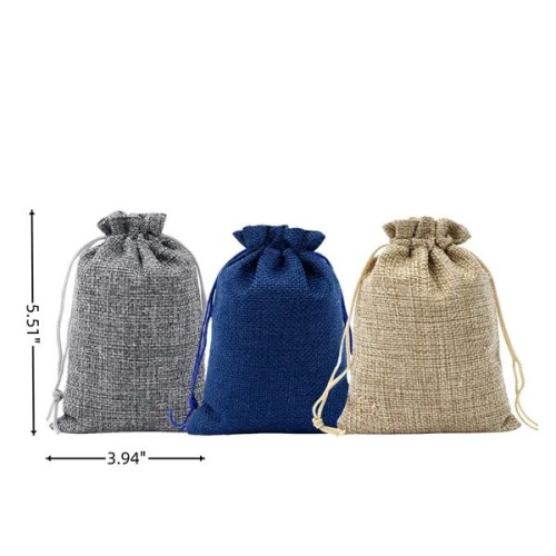 Burlap Drawstring Gift Bag