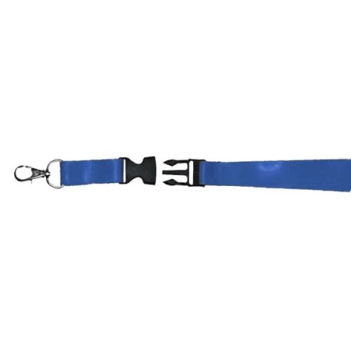 Buckle Release Lanyard with Metal Clip