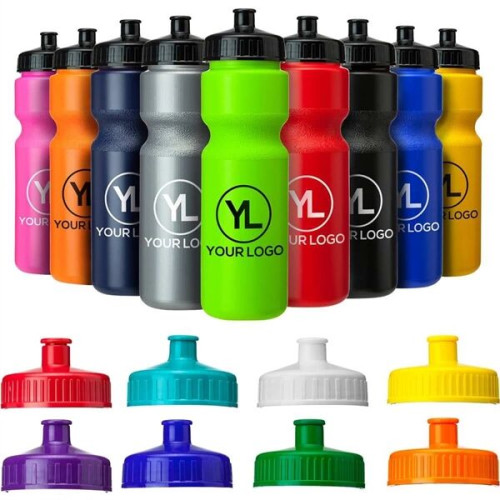 28 oz USA-Made Push Cap Sports Water Bottle - Large Size