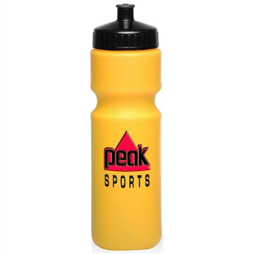 28 oz USA-Made Push Cap Sports Water Bottle - Large Size