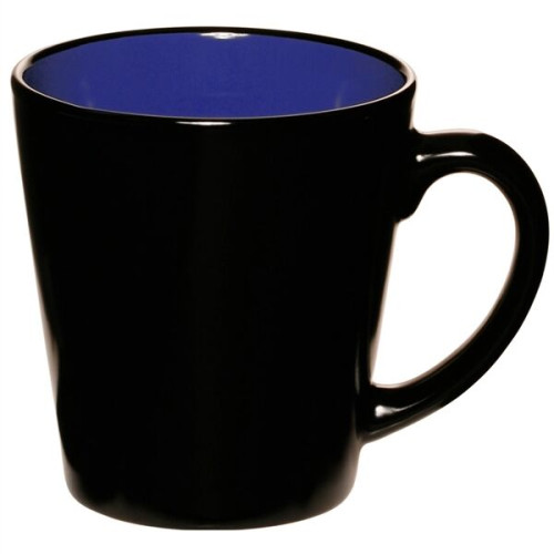 Two Tone Coffee Ceramic Mugs 12 oz.