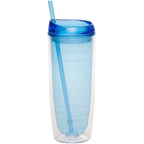 20 oz. BPA free Tall Double Wall Acrylic Tumblers w/ Straw