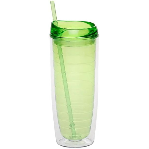 20 oz. BPA free Tall Double Wall Acrylic Tumblers w/ Straw