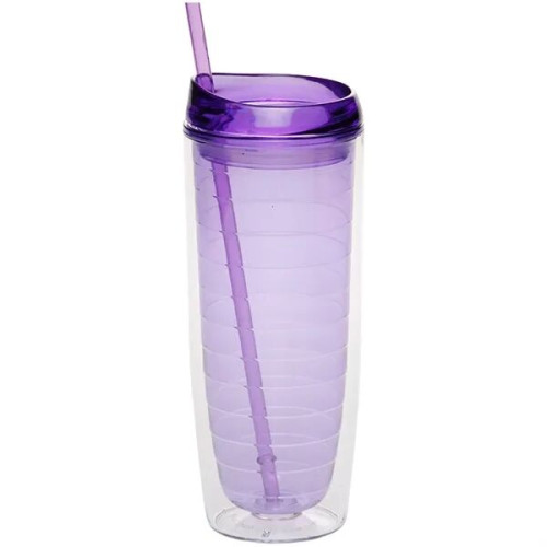 20 oz. BPA free Tall Double Wall Acrylic Tumblers w/ Straw