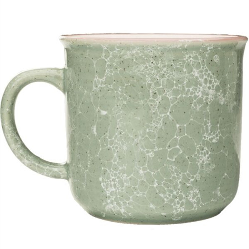 13oz Marble Campfire Ceramic Camping Coffee Mug Flared top