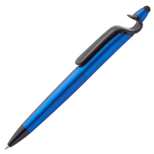 USA Printed Metal Pen w/ Silver Accents & Phone Stand