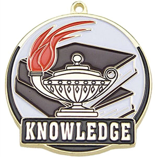 Stock Gold Enamel Sports Medals